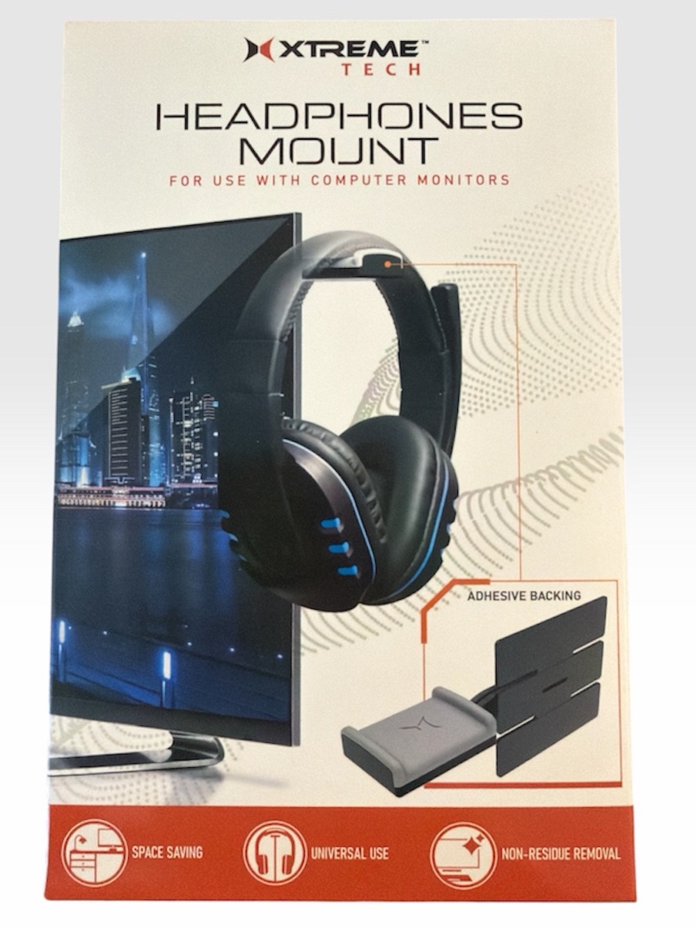 Xtreme Tech Headphone Mount - Black